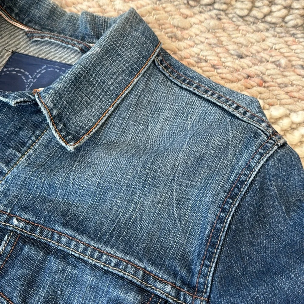 Levi’s Red Tab Slim Trucker Denim Jacket Blue - Picture 4 of 7